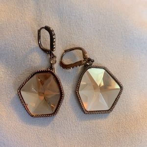 Vintage Givenchy Crystal drop Earrings